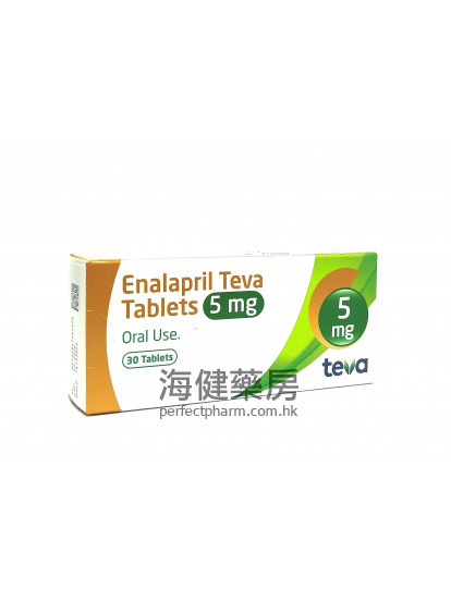 Enalapril Teva 5mg 30Tablets