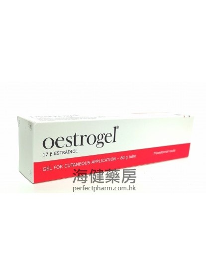 雌二醇凝胶Oestrogel （Estradiol） 80g gel