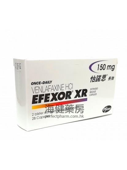 怡诺思 Efexor XR 150mg 28Capsules 