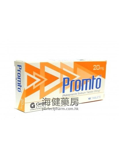 Promto (Rabeprazole) 20mg 10Tablets 