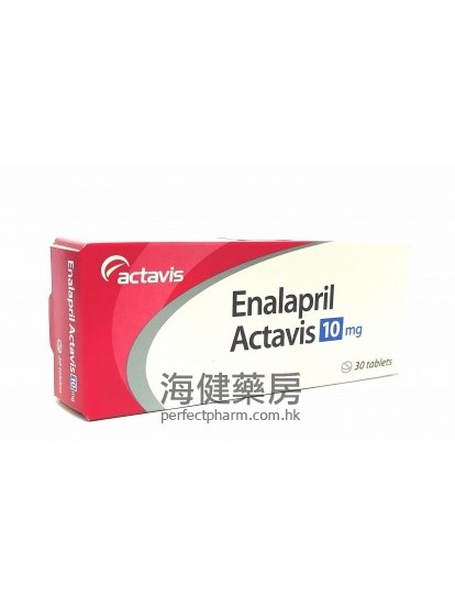 Enalapril Actavis 10mg 30Tablets 