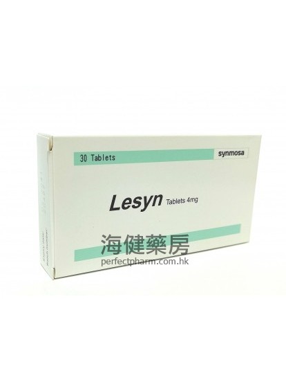 Lesyn 4mg (lacidipine) 30Tablets 