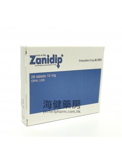 Zanidip 10mg (lercanidipine) 28Tablets 