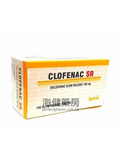 Clofenac SR 100mg 100Tablets Hovid