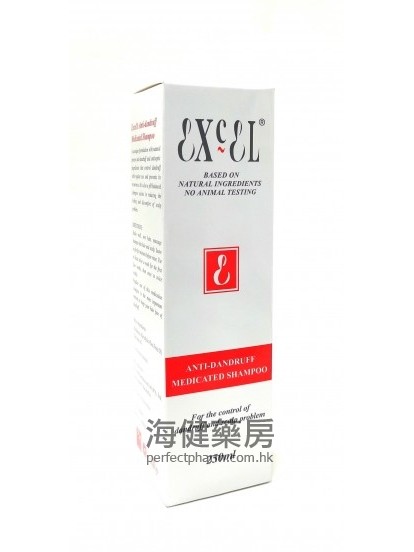 優潔寶藥性護理洗髮露 Excel Anti-Dandruff Medicated Shampoo 250ml 