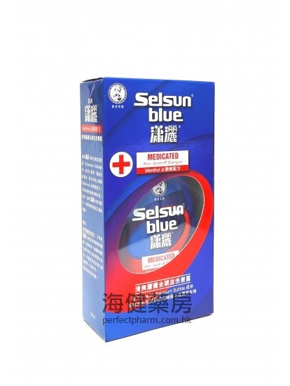 瀟灑清爽去頭皮洗髮露 Selsun Medicated Dandruff Shampoo 200ml 