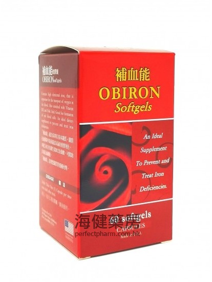 补血能 OBIRON 60Softgels 