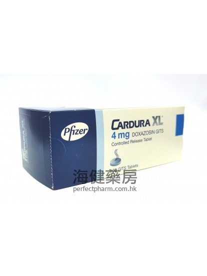 確得迅 Cardura XL 4mg (Doxazosin) 100GITS Tablets 