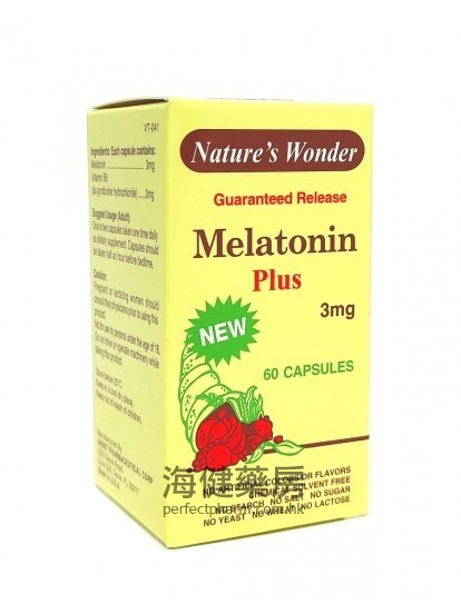 Nature's Wonder Melatonin plus 60Capsules 