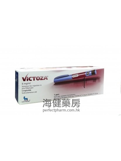 Victoza 6mg per ml Pre-Filled Pen (Liraglutide) 1pen 3ml