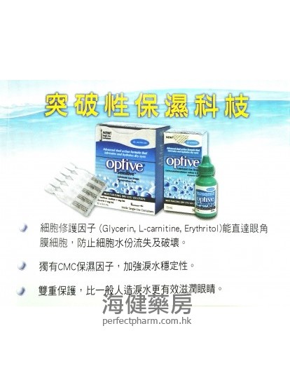 Optive Sensitive Eye Drops 0.4ml x 30支裝