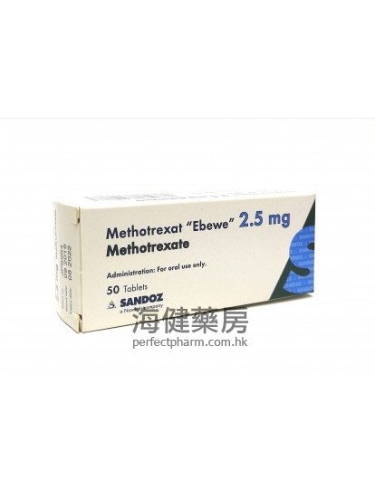 Methotrexat Ebewe 2.5mg 50Tablets 