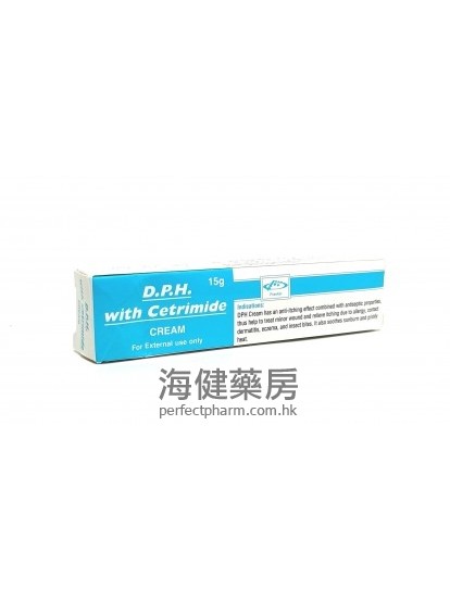 肤舒适 D.P.H. With Cetrimide Cream 15g 