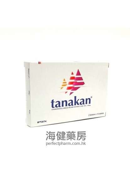 Tanakan 40mg 30Tablets Ipsen 