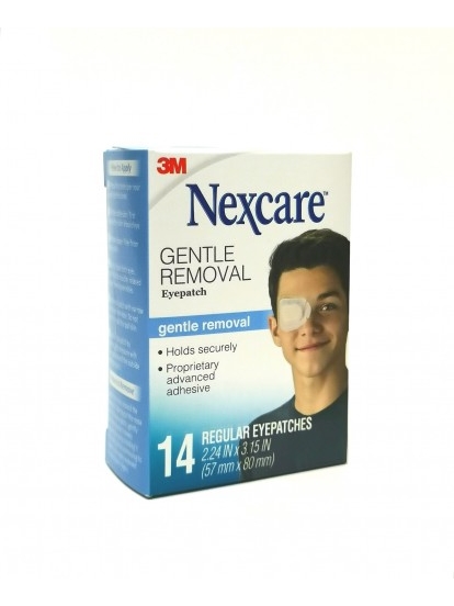护眼贴 3M Nexcare Eye Patch Gentle Removal 14's 成人