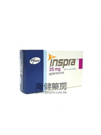 Inspra 25mg Elperenone 30Film-Coated Tablets 