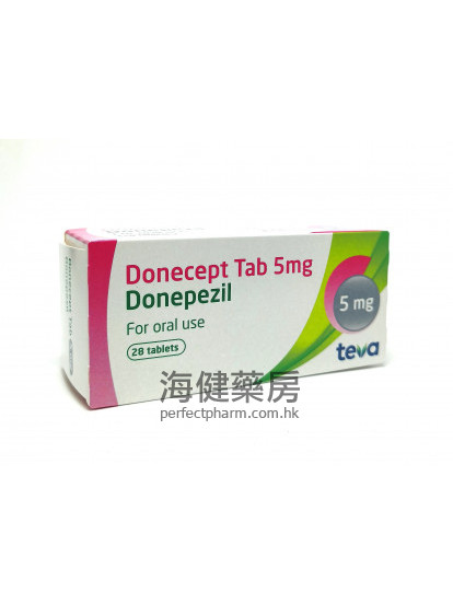 多奈$this->unichr(21708);齐 Donecept 5mg 28Tablets Teva 