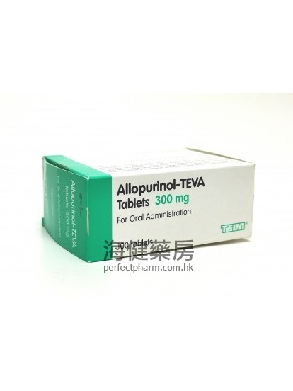 别嘌醇 Allopurinol-Teva 300mg 100Tablets 