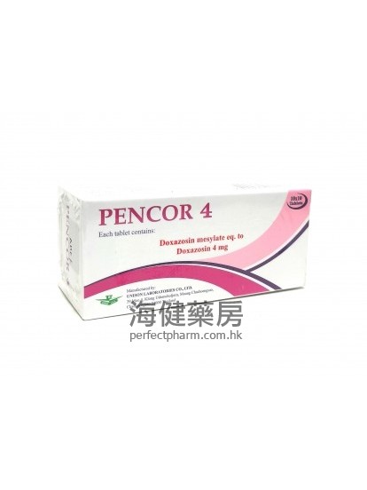 PENCOR 2mg or 4mg 100Tablets 