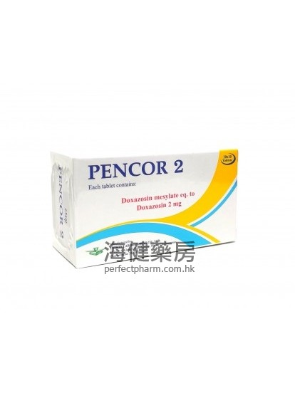 PENCOR 2mg or 4mg 100Tablets 