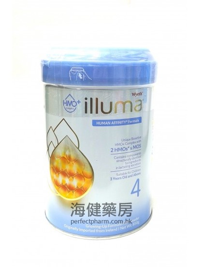 惠氏Wyeth illuma HMO 4 850g 