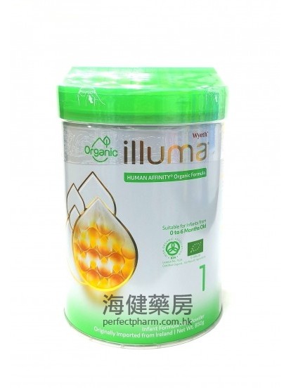 惠氏有機奶粉1段 Wyeth illuma Organic 1 900g 