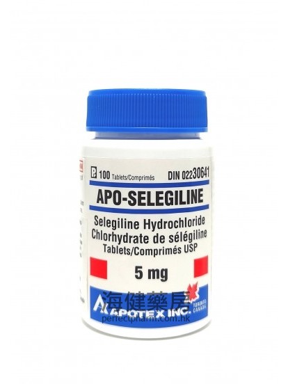 司来吉兰 Apo-Selegiline 5mg 100Tablets 