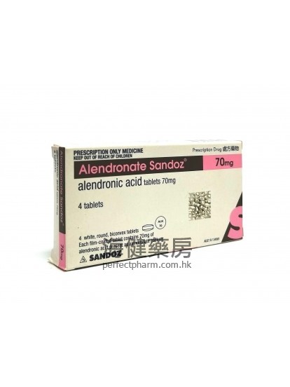 Alendronate Sandoz 70mg 4Tablets 