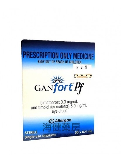 Ganfort pf Eye Drops 30x0.4ml