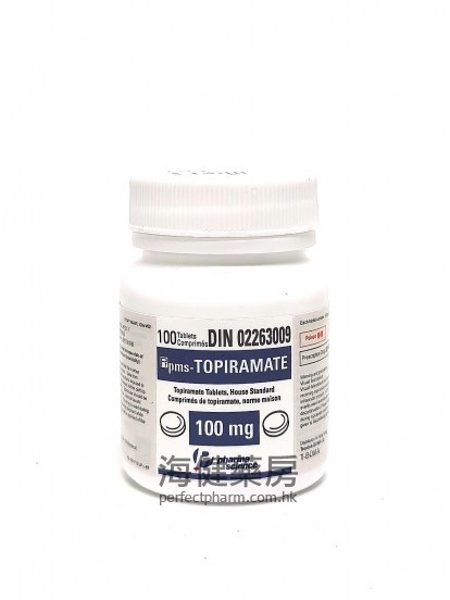 pms-Topiramate 100mg 100Tablets 托吡酯