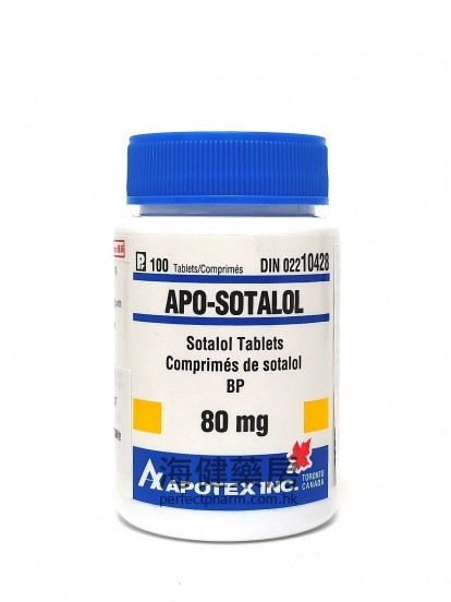 Apo-Sotalol 80mg 100Tablets 索他洛爾