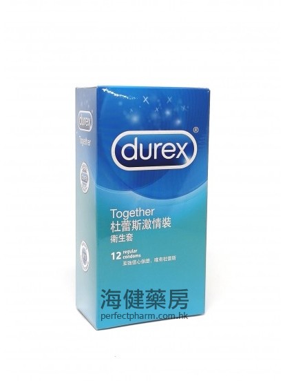 杜蕾斯激情裝 Durex Together 12Condoms 