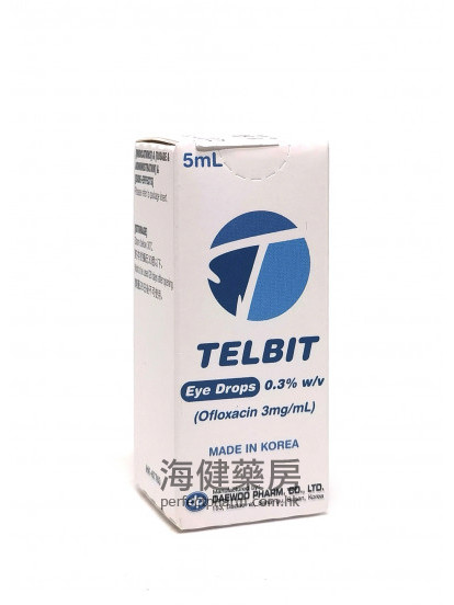 TELBIT 0.3% (Ofloxacin) Eye Drops 5ml