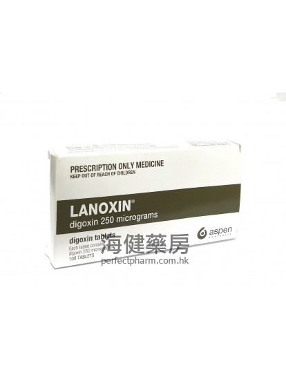 LANOXIN 250mcg Digoxin 100Tablets