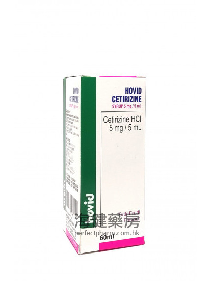 Hovid Cetirizine Syrup 60ml 