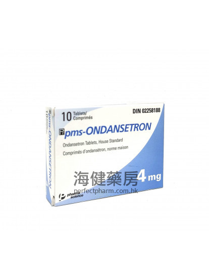 pms-ONDANSETRON 4mg 10Tablets 