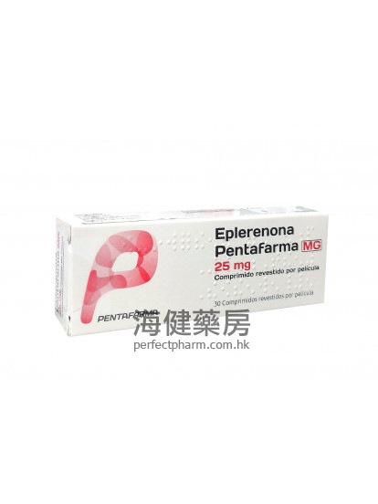 Eplerenona Pentafarma 25mg 30Tablets 