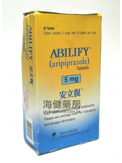 安立復 Abilify (Aripiprazole) 30's （安律凡，阿立哌唑片）