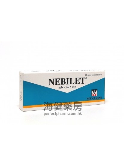 Nebilet （Nebivolol）5mg 28's 耐比洛（奈必洛爾）