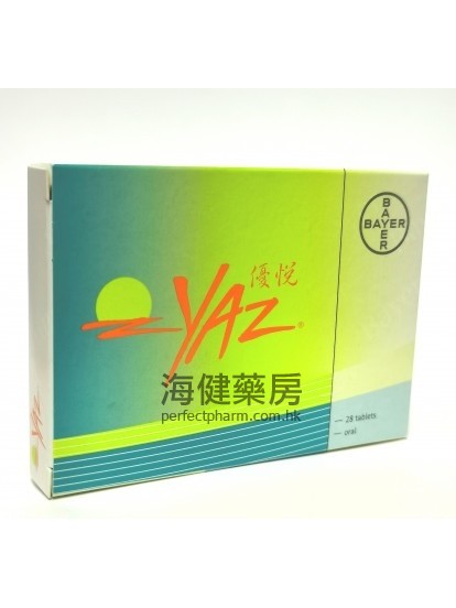 優悅 Yaz 28Tablets Bayer